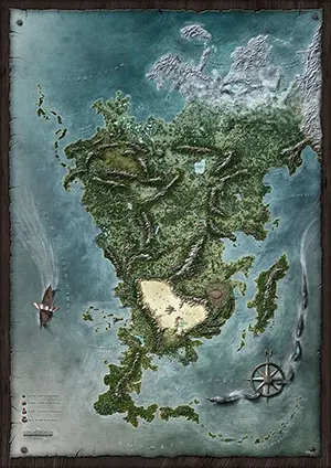 Aventuria Map